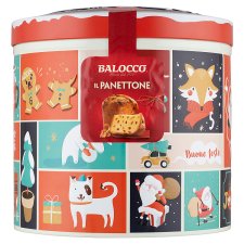 Balocco Latta Panettone Classico természetes kelesztéssel készült, tradicionális panettone 750 g