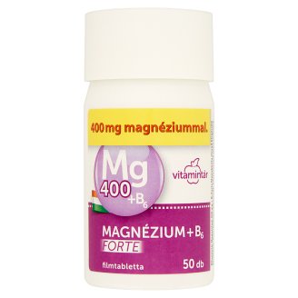 Vitamintár Mangézium Forte 400 mg filmtabletta 50 db 62,5 g