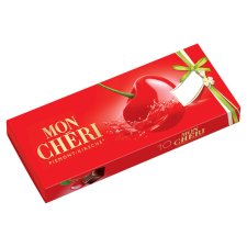 Mon Chéri Chocolate Pralines with Whole Cherry in Liqueur 105 g