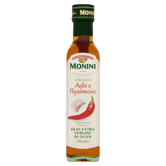 Monini fokhagyma és chili ízesítésű extra szűz olívaolaj 250 ml