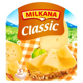 Milkana Classic szeletelt lyukas sajt, laktózmentes 100 g