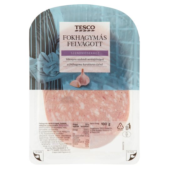 Tesco Cold Cuts with Garlic 100 g