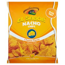 El Sabor Nacho Chips with Cheese Flavor 225 g