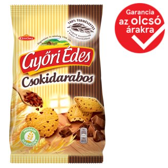 Győri Édes omlós, mézes keksz csokoládédarabokkal 150 g