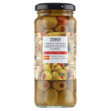 Tesco paprikakrémmel töltött zöld olívabogyó 340 g