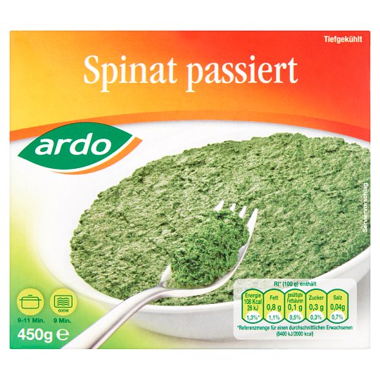 Ardo QuickFrozen Spinach 450 g Tesco Online, Tesco From Home, Tesco