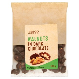 Tesco étcsokoládés dió drazsé 100 g