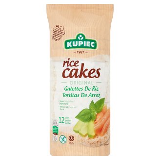 Kupiec gluténmentes puffasztott natúr rizskeksz 120 g