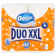 Ooops! Duo XXL háztartási papírtörlő 2 rétegű 2 tekercs