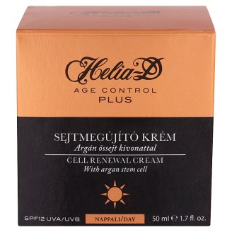 Helia-D Age Control Plus sejtmegújító nappali krém argán őssejt kivonattal SPF 12 UVA/UVB 50 ml