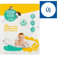 Fred & Flo Reusable Change Mats 60 cm x 60 cm 10 pcs