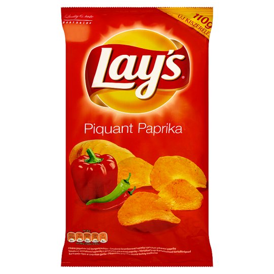 Lay's Potato Chips with Piquant Paprika Flavour 110 g - Tesco Groceries