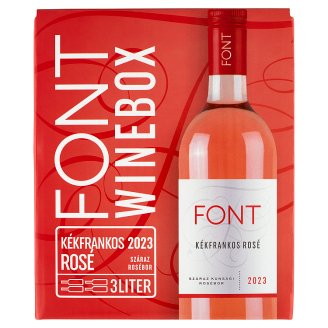 Font Kunsági Kékfrankos Rosé Dry Rose Wine 11,5% 3 l
