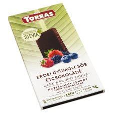 Torras erdei gyümölcsös étcsokoládé 125 g