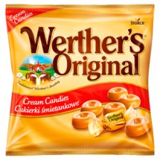 Werther's Original tejszínes töltetlen keménycukorka 90 g