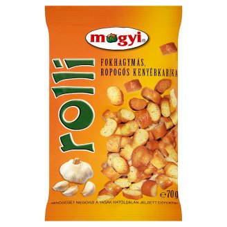 Mogyi Rolli fokhagymás ropogós kenyérkarika 70 g