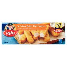 Iglo Quick-Frozen Crispy Batter Fish Fingers 12 x 28 g (336 g)