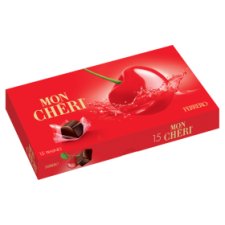 Mon Chéri Chocolate Pralines with Whole Cherry in Liqueur 157,5 g