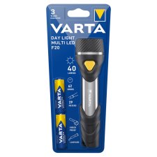 Varta Day Light Multi LED F20 LED-es zseblámpa + Longlife Power AA LR6 1,5 V elem 2 db
