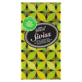 Tesco Finest mogyorós tejcsokoládé 180 g