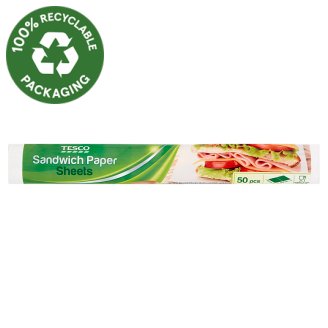Tesco csomagolópapír 29,5 cm x 23 cm 50 db