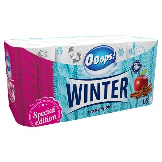 Ooops! Winter Apple-Cinnamon toalettpapír 3 rétegű 16 tekercs