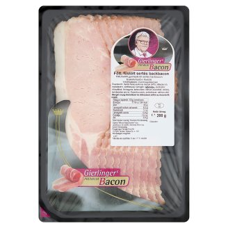 Gierlinger's főtt, füstölt sertés backbacon 200 g