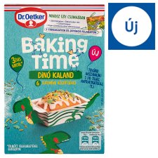 Dr. Oetker Baking Time Dinó kaland süteménypor cukormázporral és dekorcukorral 300 g