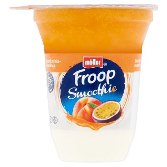 Müller Froop desszert joghurtból barack-maracuja gyümölcskészítménnyel 150 g
