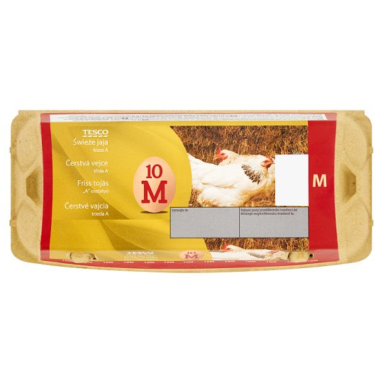Tesco "A" osztályú friss tojás M 10 db