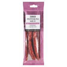 Tesco Beech Wood Smoked Mild Pepperoni Sausage 100 g