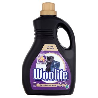 Woolite Darks, Black, Denim folyékony mosószer sötét ruhákhoz 33 mosás 2 l