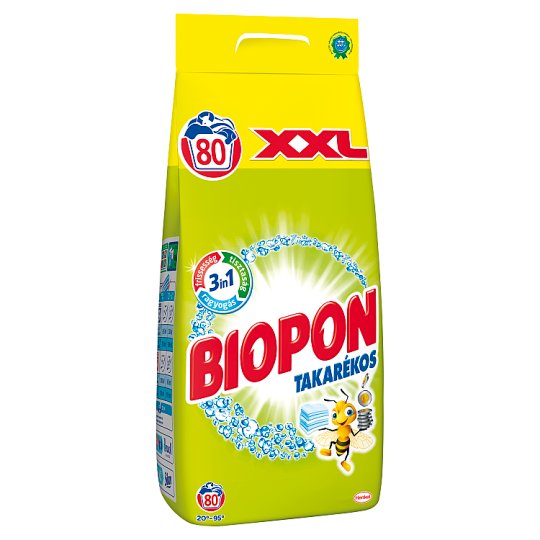 Biopon Takarékos Powder Detergent 80 Washes 5,6 kg