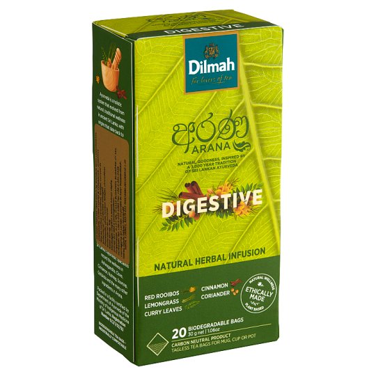 Dilmah Arana Digestive rooibos citromfűvel, fahéjjal, curryvel és