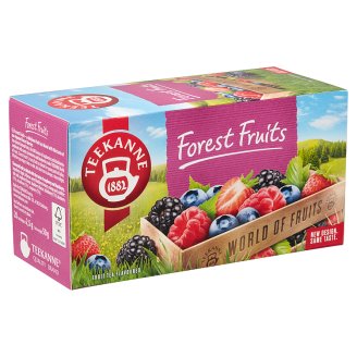 Teekanne World of Fruits Forest Fruits málna- és szederízesítésű gyümölcstea keverék 20 filter 50 g