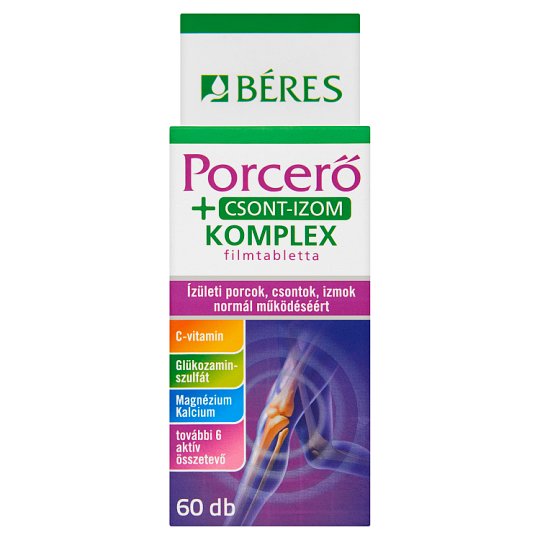 Béres Porcerő+Csont-Izom Komplex filmtabletta 60 db 94,2 g