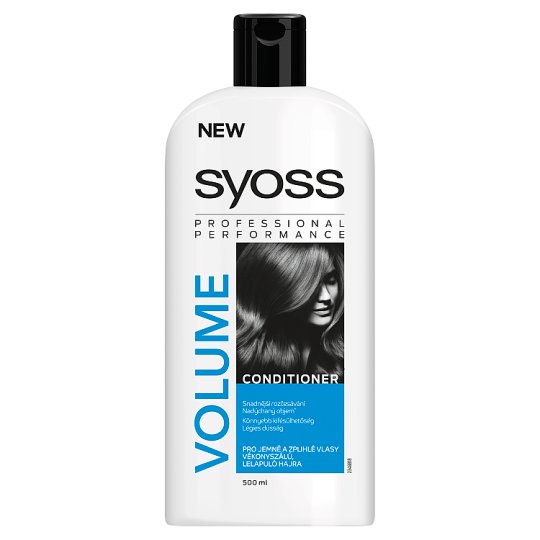 Syoss Volume hajbalzsam vékonyszálú, lelapuló hajra 500 ml