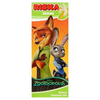 Riska Zootropolis UHT zsírszegény banános tej 180 ml