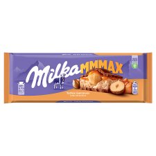 Milka Mmmax alpesi tejcsokoládé karamell ízű tejes krémtöltelékkel 300 g