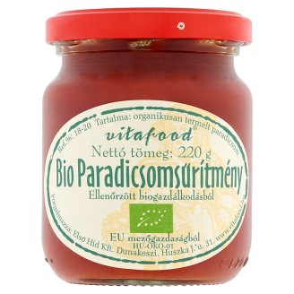 Vitafood BIO paradicsomsűrítmény 220 g