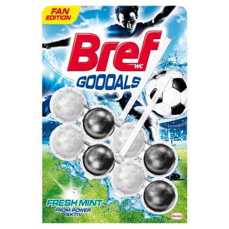 Bref Power Aktiv Goooals Fresh Mint Toilet Block 2 x 50 g