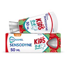 Sensodyne Pronamel Kid's Strawberry Flavour Fluoride Toothpaste 0-6 Years 50 ml 