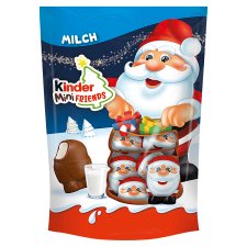 Kinder Mini Friends Milk minőségi tejcsokoládé figurák tejes krémmel töltve 122 g