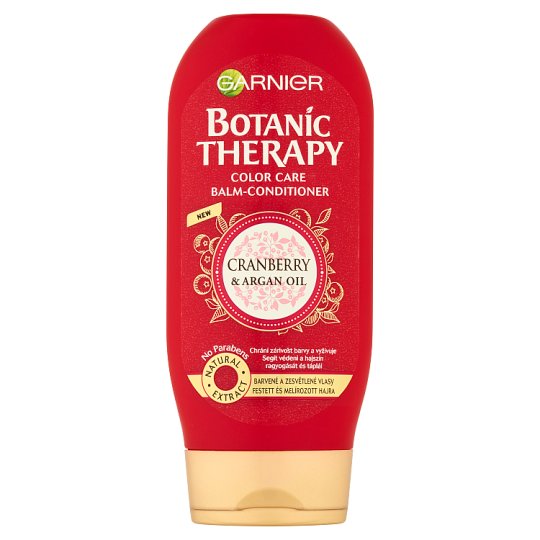 Garnier Botanic Therapy Cranberry & Argan Oil hajbalzsam festett és melírozott hajra 200 ml