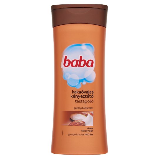 Baba kakaóvajas kényeztető testápoló 400 ml