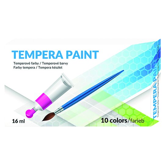 Tempera festék 16 ml, 10 db
