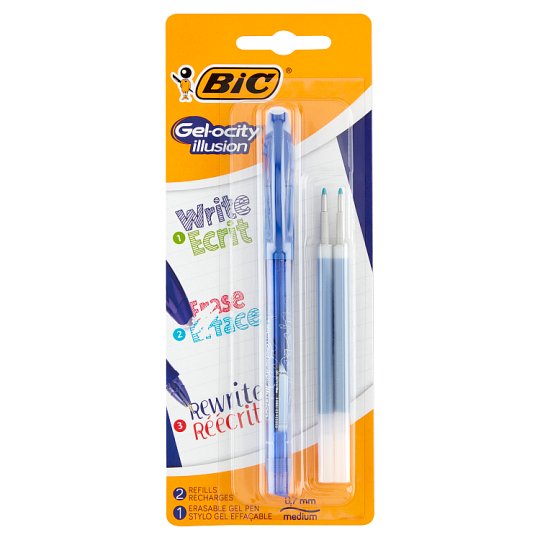 BIC GelOcity Illusion Erasable Pen + Refills Tesco Online, Tesco
