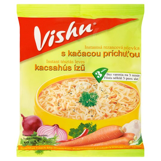 Vishu Duck Flavoured Instant Soup with Pasta 60 g Tesco Online, Tesco