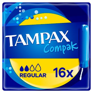 Tampax Compak Regular Applikátoros Tampon, 16 db
