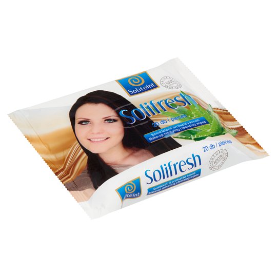 Soliteint Solifresh sminkletörlő arctisztító kendő 20 db